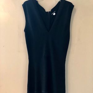 Venus black fringe party dress